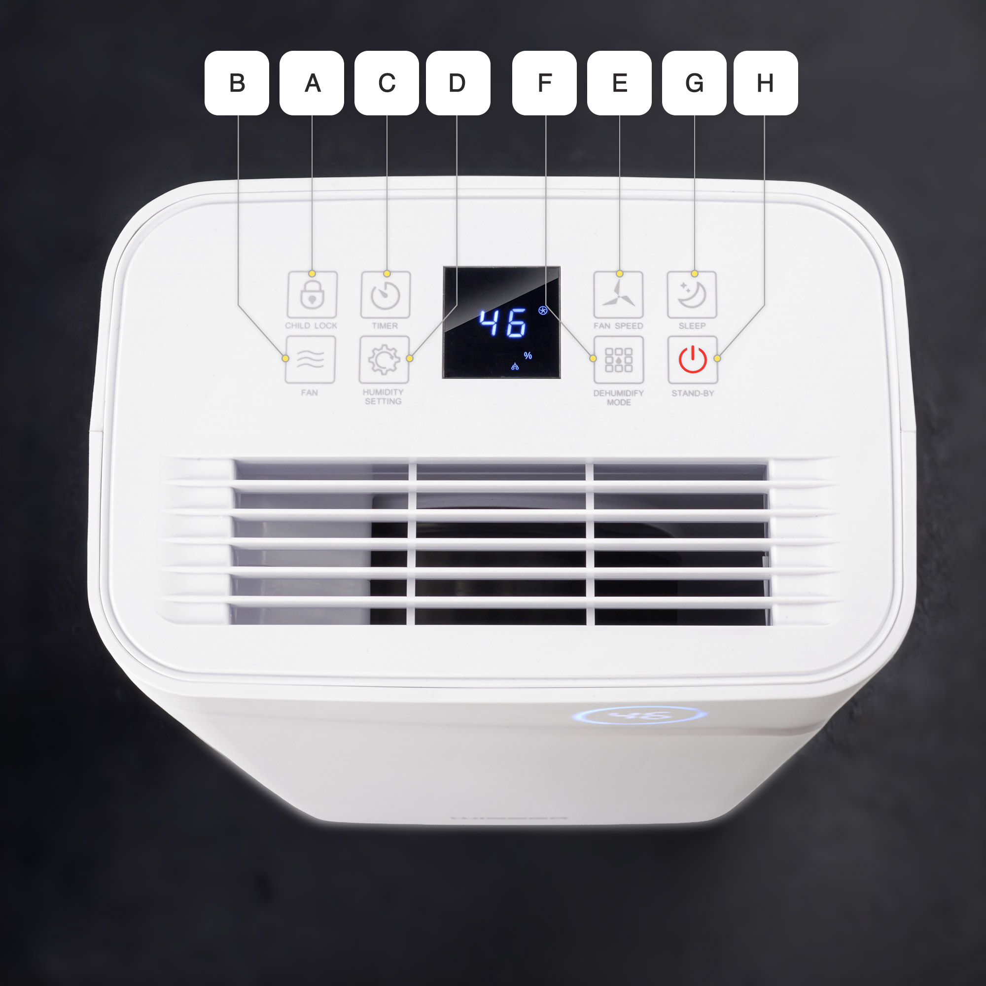 Wisser WSR12 air dehumidifier 12 L/24 h