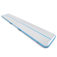 Inflatable air track Meteor 500 cm light blue