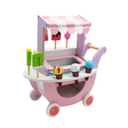 Wooden Ice Cream Cart pink
