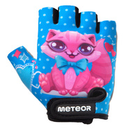 Meteor Kids M Kitty cycling gloves