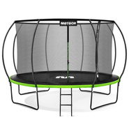 Trampoline Meteor TRP-12ft 365 cm green