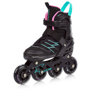 Inline skates Meteor Buzzy M 34-38 black/pink/mint