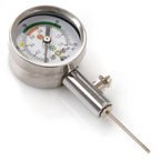 Pressure gauge to measure the pressure in balls