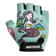 Meteor Kids M Mermaid cycling gloves