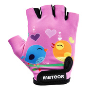 Meteor Kids XS Owl cycling gloves