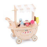 Wooden Ice Cream Cart beige