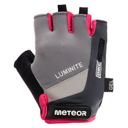 Bike gloves Meteor Gel GX34 XS grey-pink