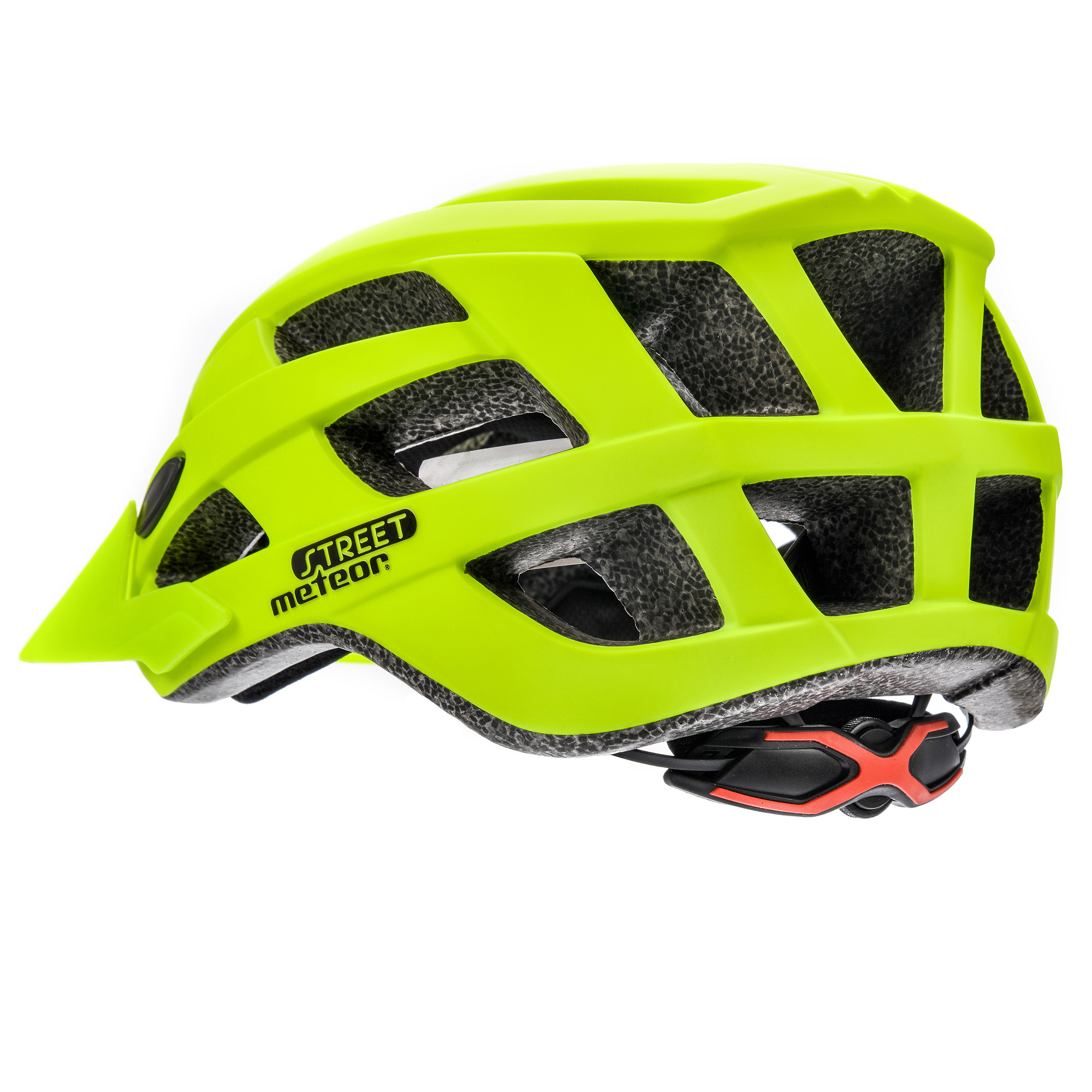 Neon yellow bike store helmet