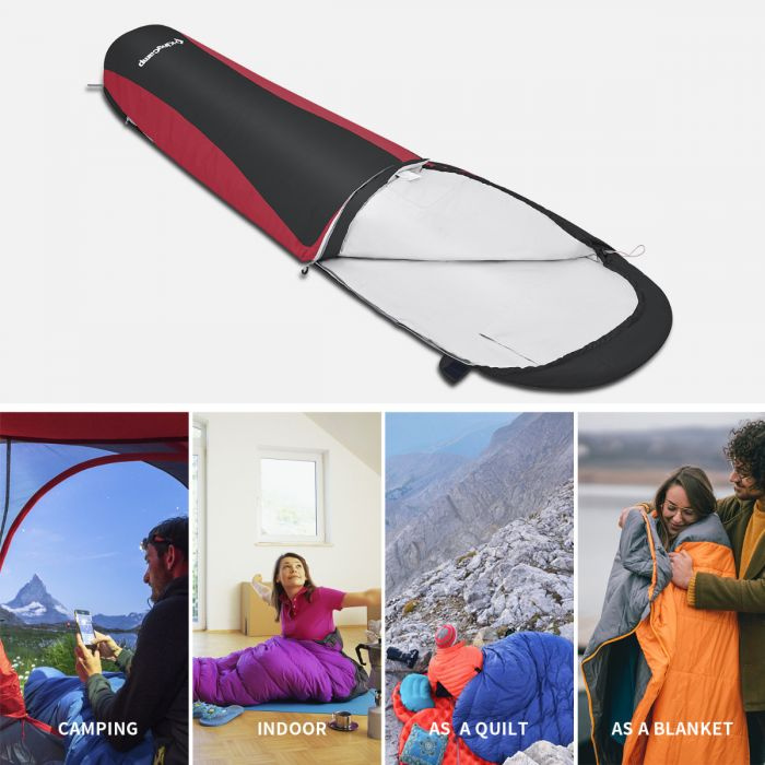 King Camp Breeze 70 KS2020 sleeping bag black 215x75x50cm \ Black