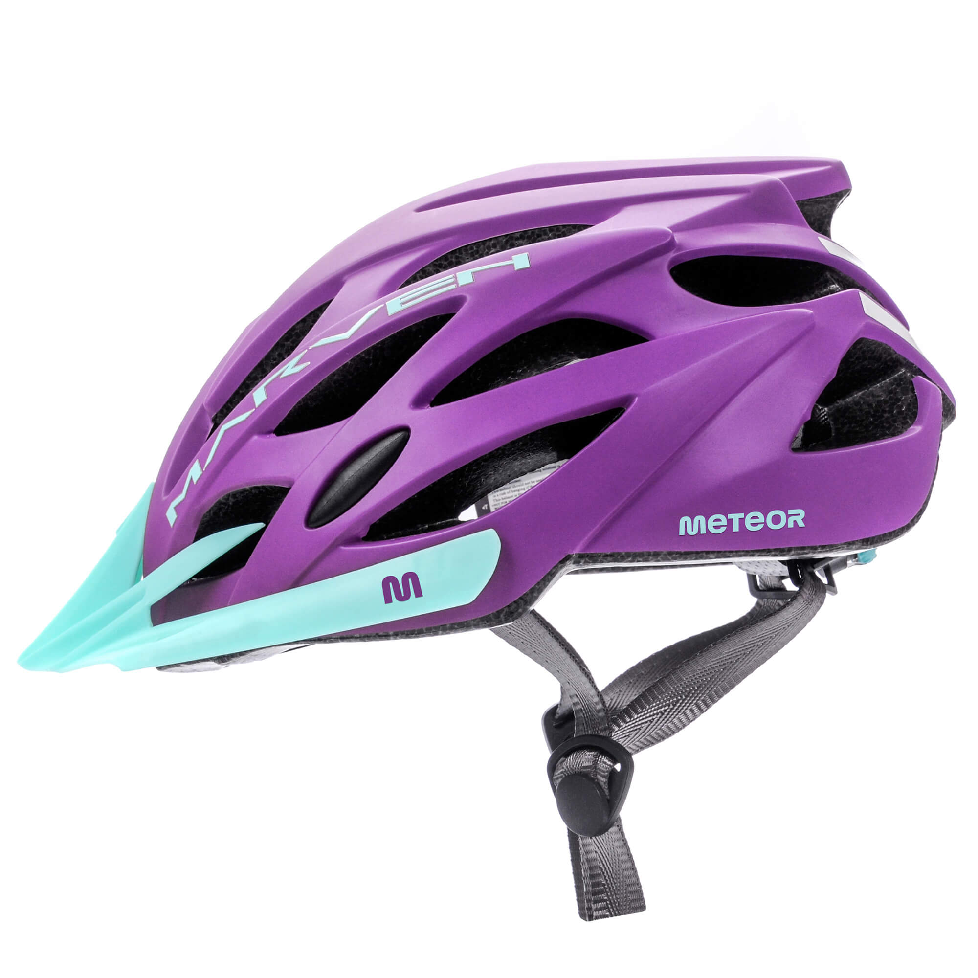 Purple mountain bike sales helmet