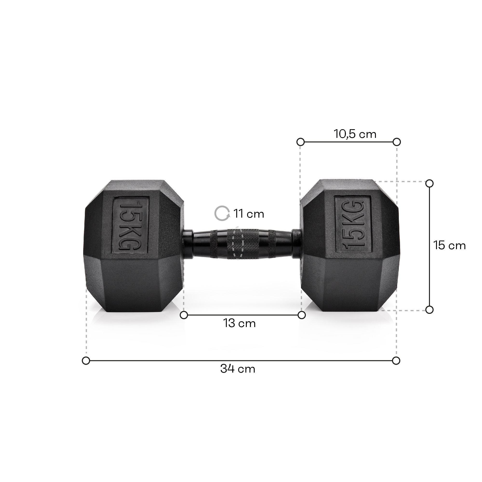 15kg hex dumbbells online for sale