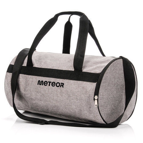 Fitness bag Meteor Siggy 25 l melange grey/black