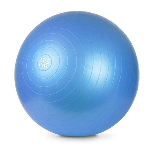 Fitness ball Meteor 65 cm with pump blue