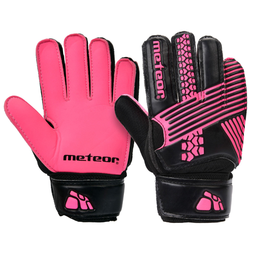 Goalkeeper gloves Meteor Catch 9 pink