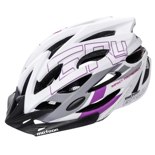 Meteor cycling helmet Gruver L 58-61 cm white/grey