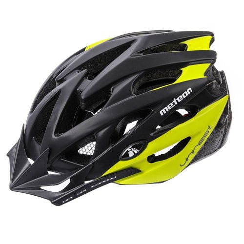 Meteor cycling helmet MV29 Unrest L 58-61 cm black/green