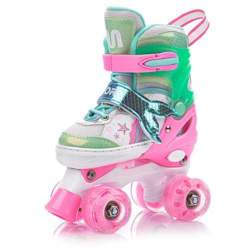Roller skates Meteor Mermaid pink S 30-33