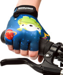 Meteor Kids M Cosmic cycling gloves