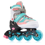 Inline skates Meteor  Rox S 30-33 pink / light blue