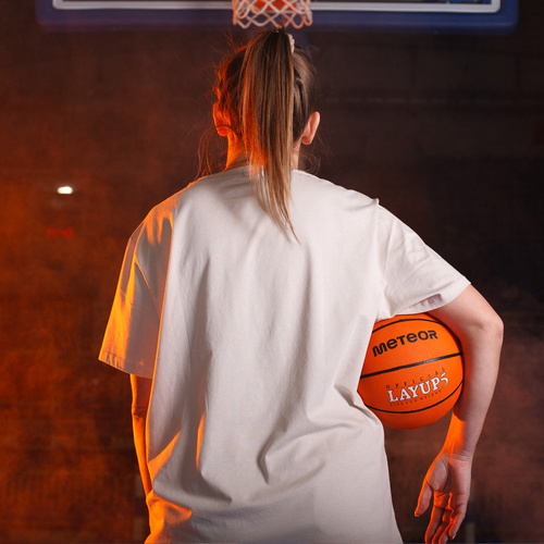 Piłka koszykowa Meteor Layup 5 pomarańczowy