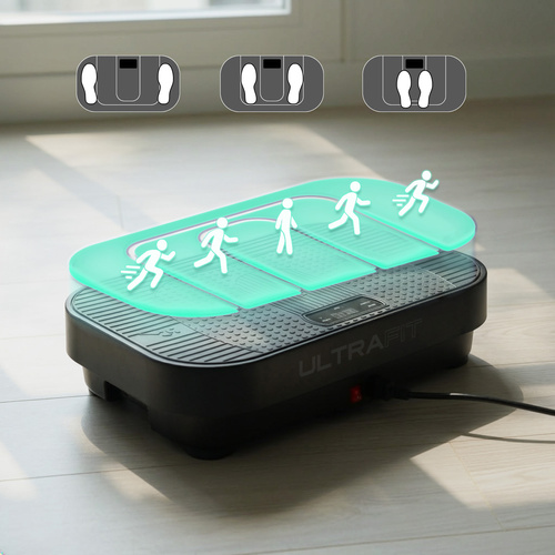 Meteor Vibration Platform for Exercise – Remote Control, Resistance Bands, 160 kg Capacity