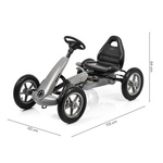 Gokart na pedały Meteor GM/1904 ciemny szary