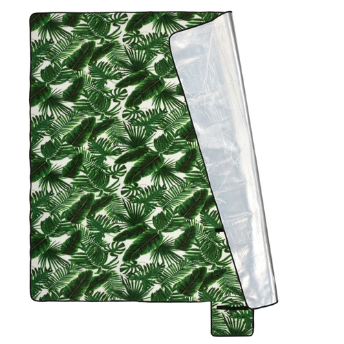 Picnic Blanket Meteor 2XL 200x200 cm leafs