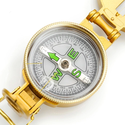Meteor metal compass round