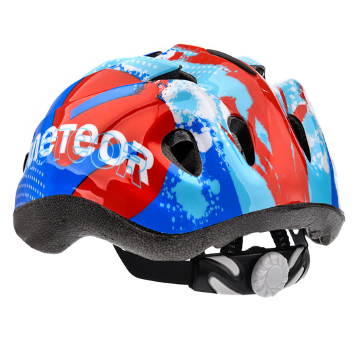 Kids bike helmet HB6-5 M 52-56 cm Map blue