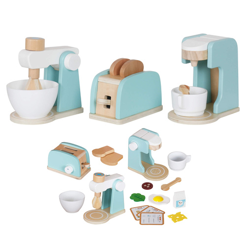 Wooden household appliance set
