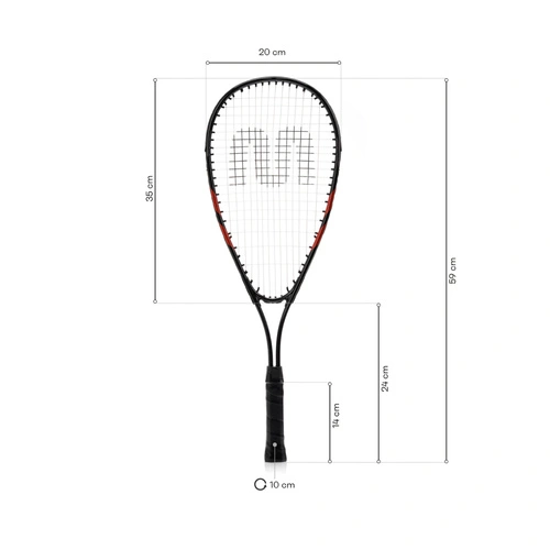 Speed Badminton Set Meteor 2 rackets, 3 ailerons