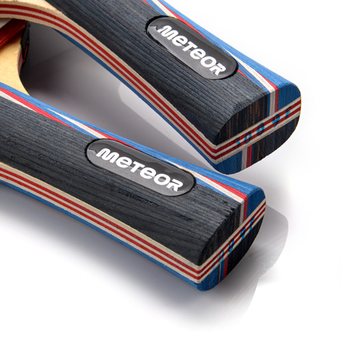 Set of 2 table tennis rackets Meteor Mistral*** and 3 balls