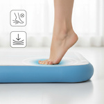 Inflatable air track Meteor 500 cm light blue