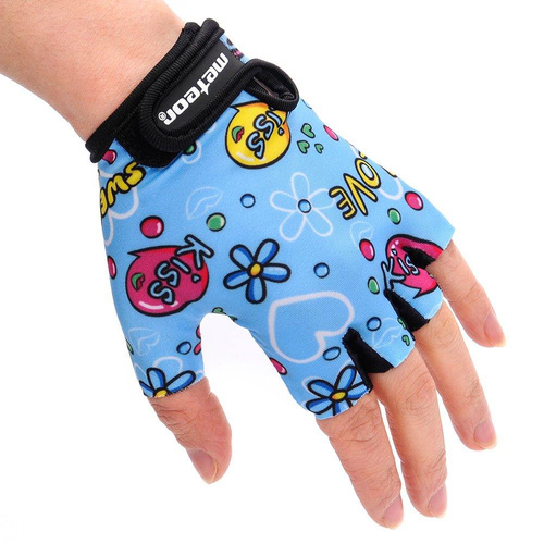 Cycling gloves Meteor Kids M Kiss love