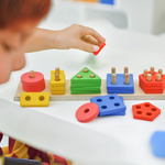 Wooden Geometric Puzzle