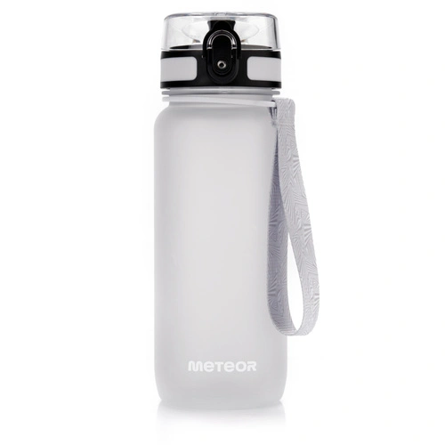 Sports water bottle Meteor 650 ml white