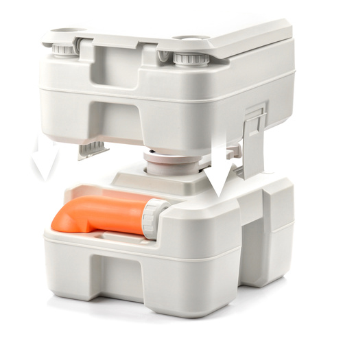 Portable toilet Meteor 20 l white