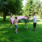 Picnic Blanket Meteor 2XL 200x200 cm pink