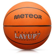 Piłka do koszykówki Meteor Layup 7 pomarańczowy