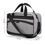 Torba Meteor Lokman 20 l szary melanż