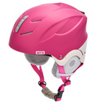Ski helmet Meteor Lumi M 55-58 cm pink / white