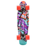 Plastic skateboard Meteor Multiboard Graffiti