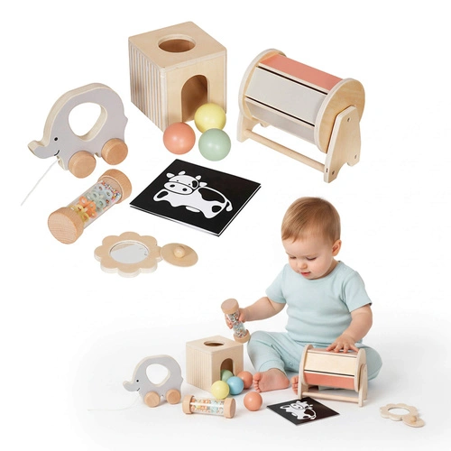 Drewniany zestaw Montessori