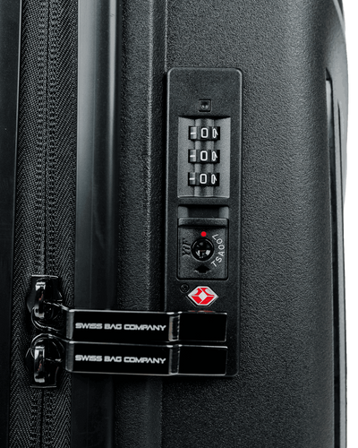 Walizka kabinowa SwissBags Cross-Box 55 cm czarny