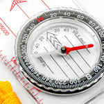 Kompas Meteor linijka 85mm