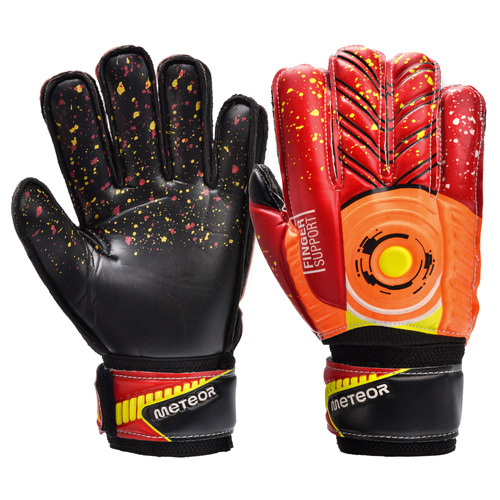 Goalkeeper gloves Meteor Defence 8 black