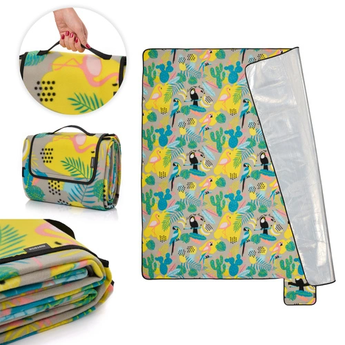 Picnic Blanket Meteor 2XL 200x200 cm tropics