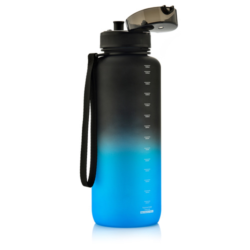 Meteor sports water bottle 1500 ml black/blue