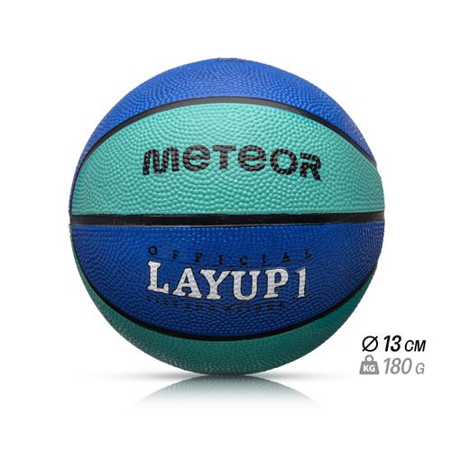 Piłka koszykowa Meteor Layup 1 niebieski