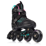 Inline skates Meteor Buzzy M 34-38 black/pink/mint